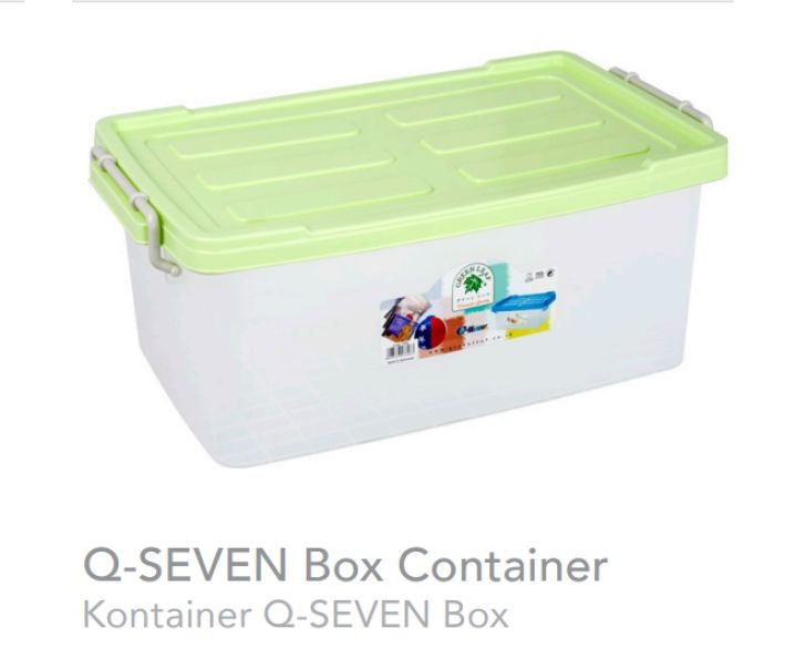 Box Container 23 Liter Greenleaf 7806 – Q‑Seven: Kotak Penyimpanan Serbaguna