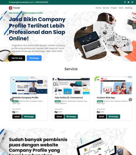 Jasa Pembuatan Website Company Profile Profesional & SEO Friendly