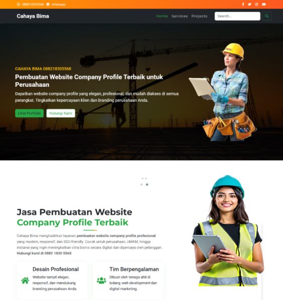 Jasa Pembuatan Website untuk Industri Manufaktur Desain Custom & Profesional
